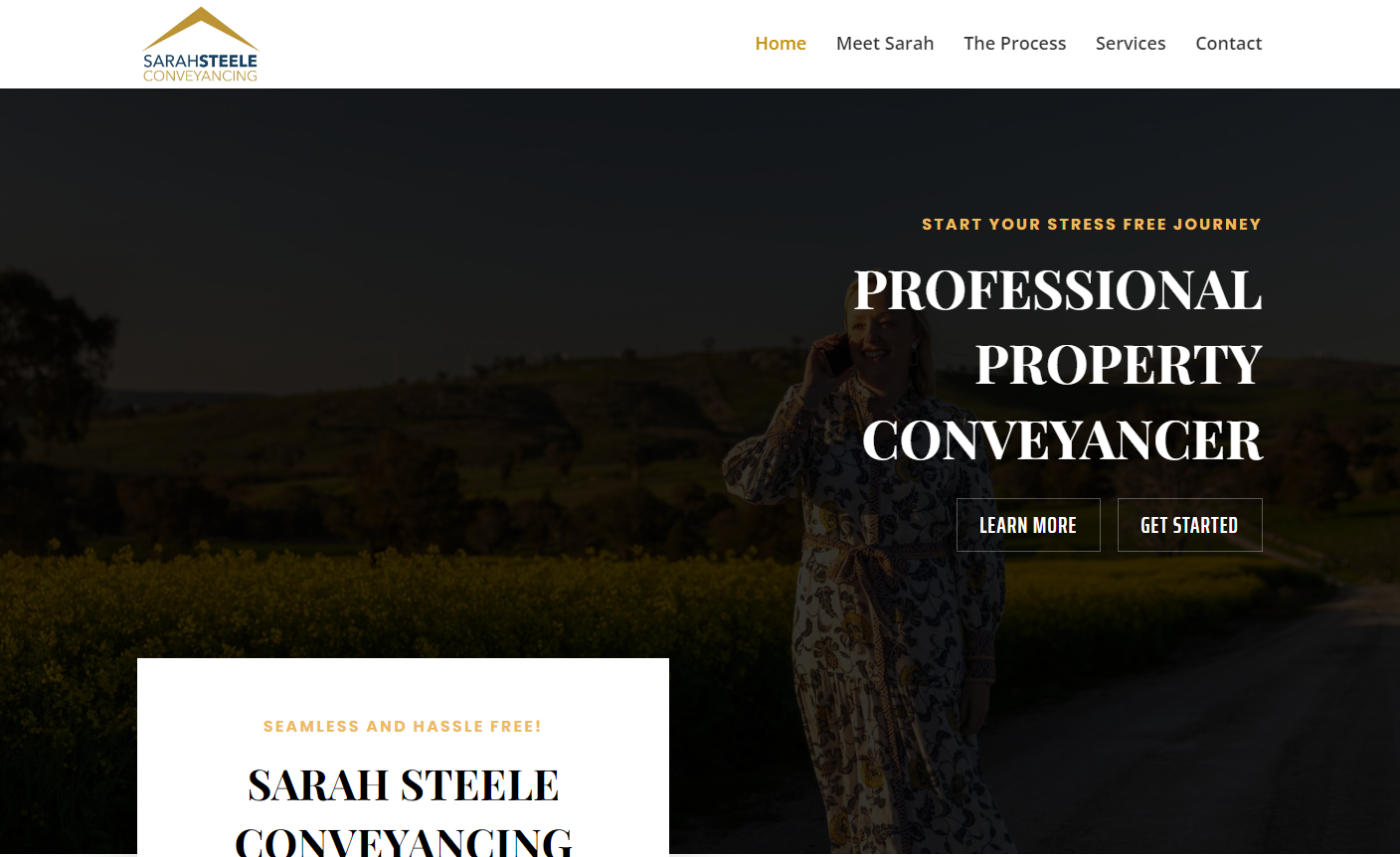 Sarah Steele Conveyancing - new website design and development